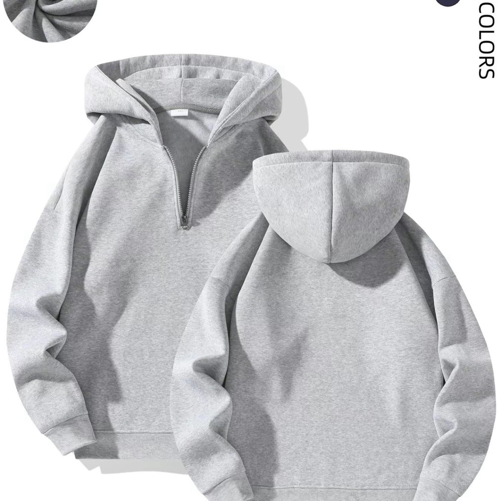 Half zip hoodie